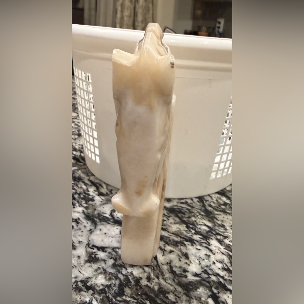 🐴 Vintage Onyx Elegant Tan Horse book end - Picture 7 of 7